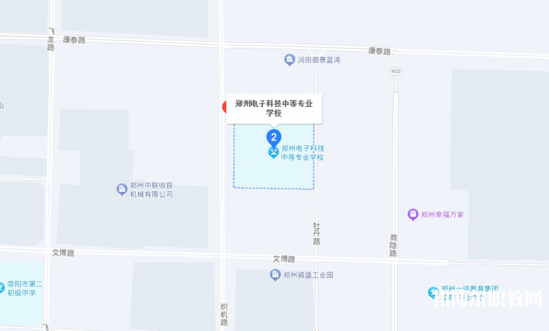 中牟電子科技中等專業(yè)學(xué)校地址，乘車路線