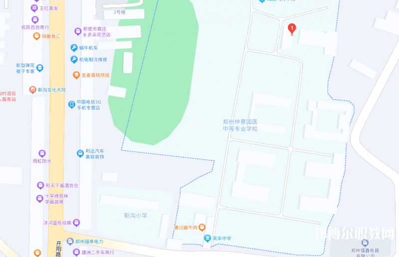 鄭州仲景國醫(yī)中等專業(yè)學校地址，乘車路線