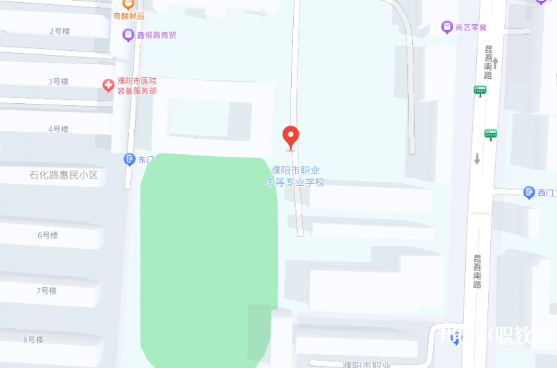 濮陽油田職業(yè)中等專業(yè)學(xué)校地址，乘車路線