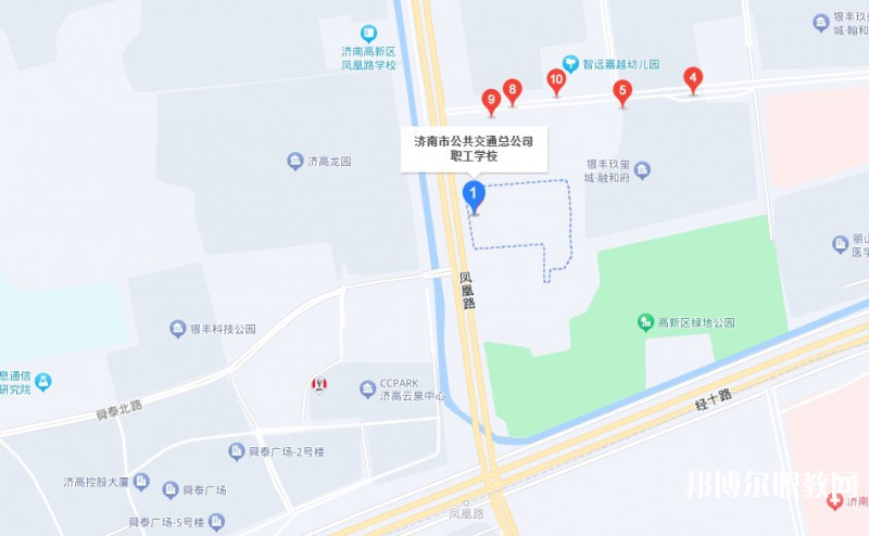 濟南市公共交通職業(yè)高級中學地址，乘車路線