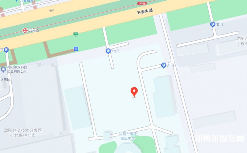沈陽市旅游翻譯學(xué)校地址，乘車路線