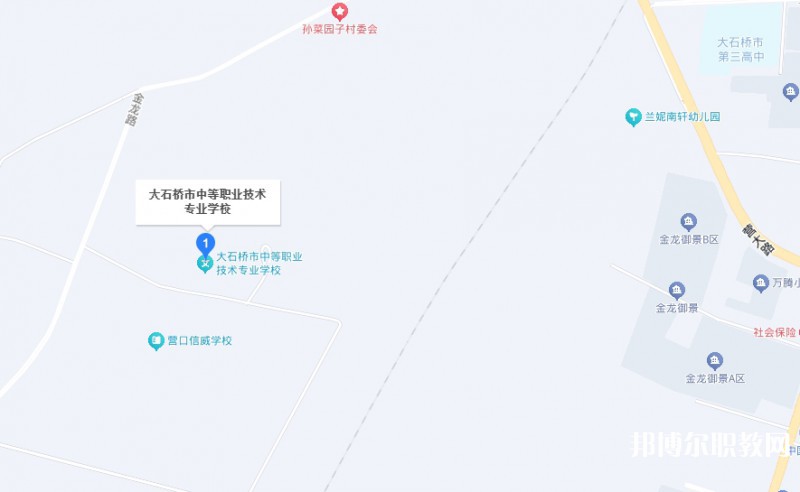 大石橋市中等職業(yè)技術(shù)專業(yè)學(xué)校地址，乘車路線