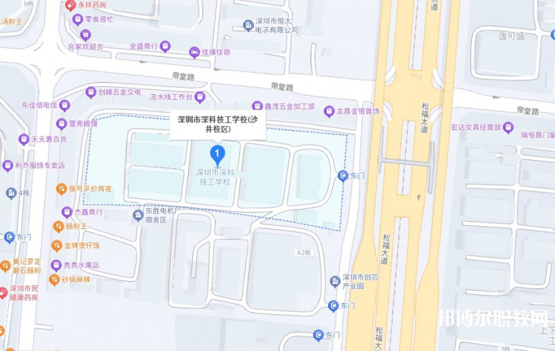 深圳市深科技工學(xué)校地址，乘車(chē)路線