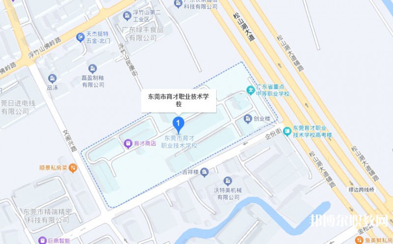 東莞市育才職業(yè)技術(shù)學(xué)校地址，乘車路線