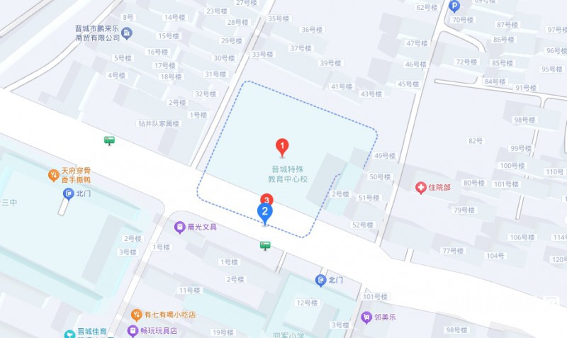 晉城市特殊教育中心學(xué)校地址，乘車路線