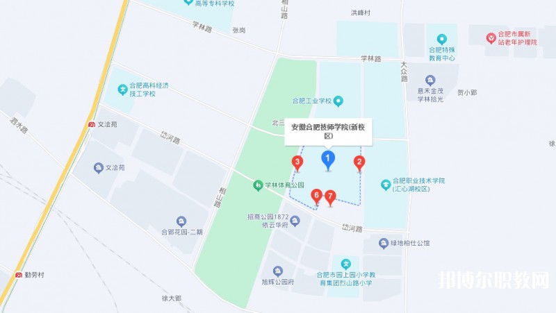 合肥技師學(xué)院地址，乘車路線